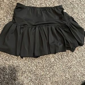 Gold Hinge Black mini skirt
